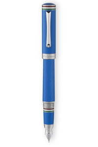 Italia Fountain Pen, Palladium pl. & Blue,