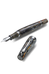 Mia Fountain Pen, Meteor Shower, Open Edition, Steel