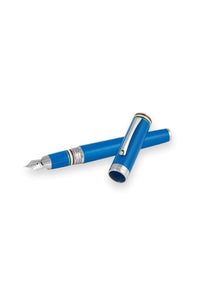 Italia Fountain Pen, Palladium pl. & Blue,