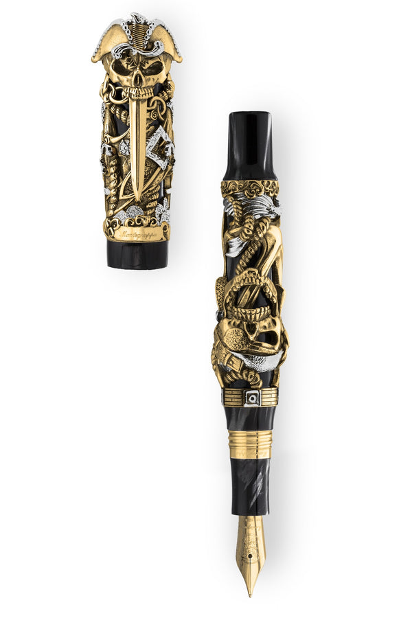 Pirates Fountain Pen - Gold