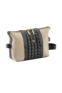 AMB-ITION Wash Bag, Sand-Black