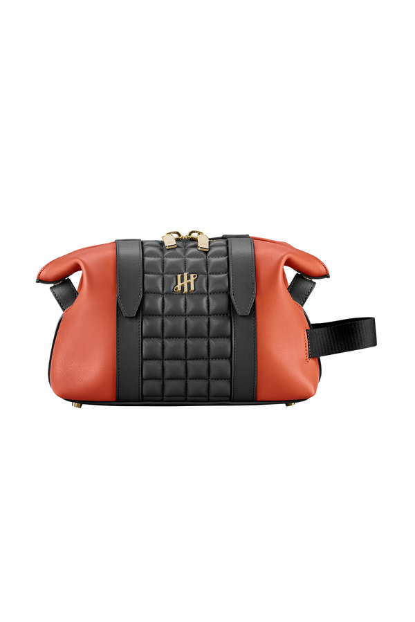 AMB-ITION Wash Bag, Orange-Black