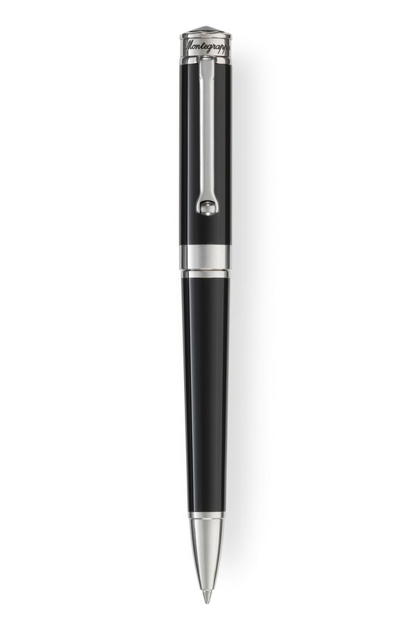Parola Slim Ballpoint Pen, Solid Black