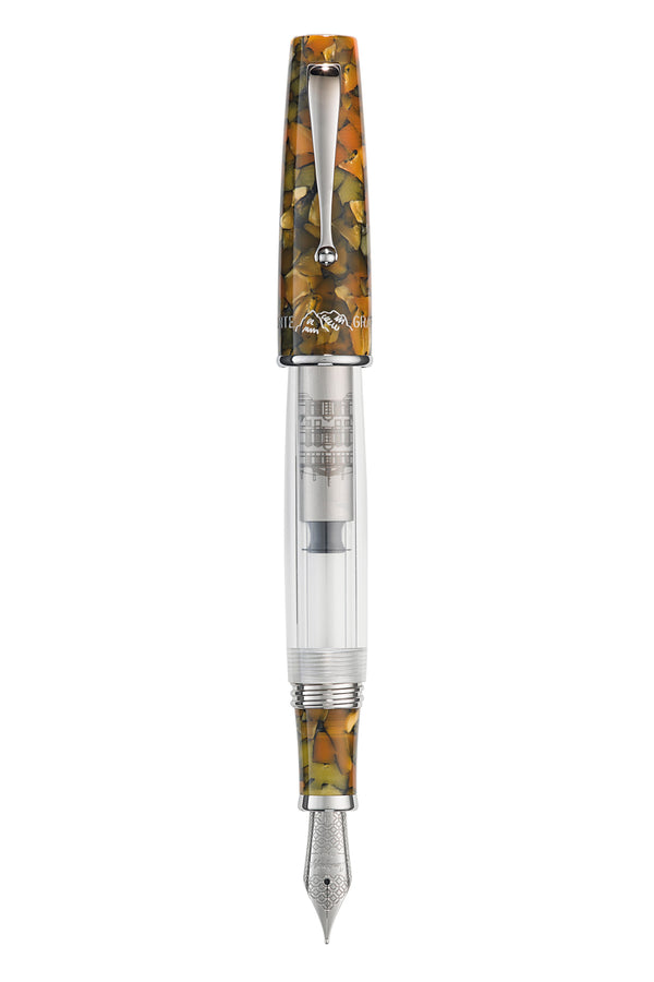 La Canzone del Grappa Fountain Pen, October Green, , Steel Nib