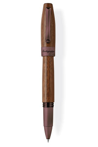 Heartwood Rollerball Pen, Walnut with Notebook