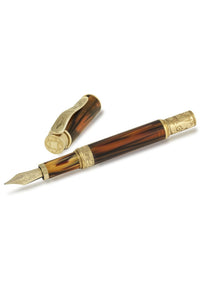 Ernest Hemingway The Writer Limited Edition Fountain Pen Gold Montegrappa Middle East