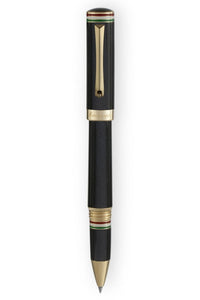 Italia Rollerball Pen, Yellow Gold pl. & Black