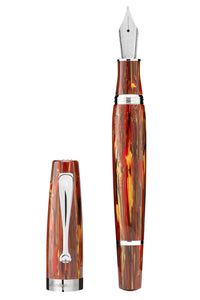 Mia Fountain Pen, Flaming Heart, Open Edition