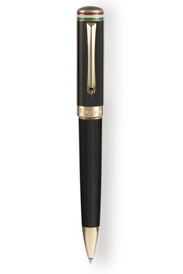 Italia Ballpoint Pen, Yellow Gold pl. & Black