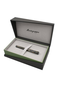 Zero Meteor Shower Rollerball Pen, Ultra-Black Ruthenium