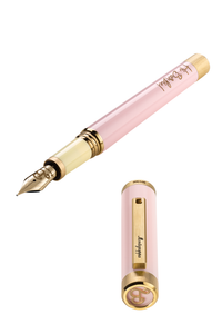 Barbie™️ The Movie Icon Fountain Pen, Yellow Gold Pl. 14k Medium Signature Set + Ken Fountain Pen, Yellow Gold Pl. 14k