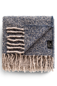 بطانية ألبكة للأطفال، لون أزرق