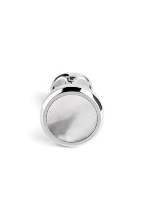 Lithos Cufflinks, IP Palladium & Mother-of-Pearl Inlay