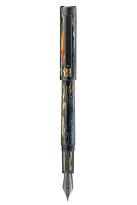 Zero Meteor Shower Fountain Pen, Ultra-Black Ruthenium