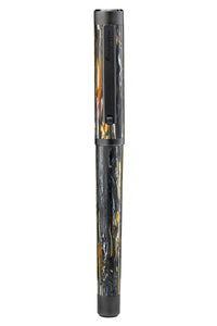 Zero Meteor Shower Rollerball Pen, Ultra-Black Ruthenium