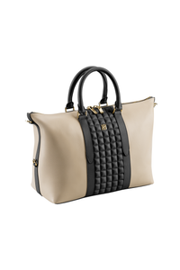 AMB-ITION Weekender Small, Sand-Black