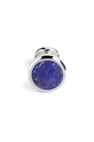 Lithos Cufflinks, IP Palladium & Lazuli Inlay