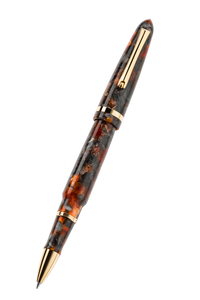 Venetia Plume Agate Gold Pl, Rollerball Pen