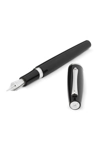 Manager Black Fountain Pen, Nib steel medium