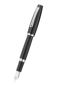 Manager Black Fountain Pen, Nib steel medium
