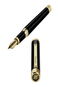 Zero Fountain Pen, Yellow Gold pl., Steel nib