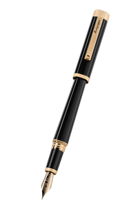 Quattro Fountain Pen, Yellow Gold