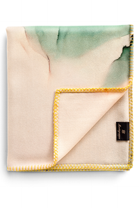 بطانية من الصوف البكر من إنك