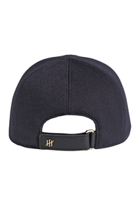 AMB-ITION Pure Cashmere Baseball Cap, Blue