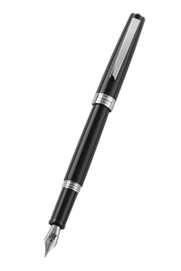 Armonia Mini Fountain Pen, Steel, Black
