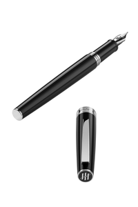 Armonia Mini Fountain Pen, Steel, Black