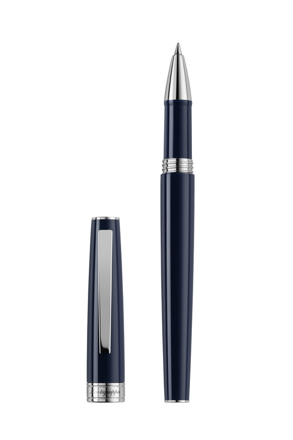 Armonia Mini Rollerball Pen, Steel, Dark Blue