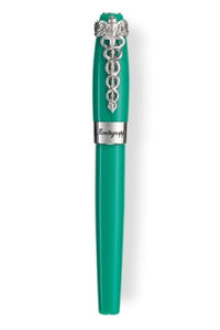 Caduceus Fountain Pen - Medical Green