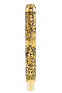 تقويم المايا/الحضارة المكسيكية القديمة, قلم حبر رولربول - برونز