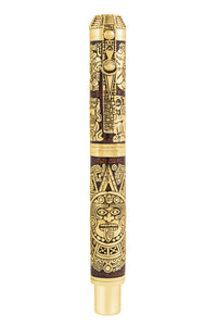 تقويم المايا/الحضارة المكسيكية القديمة, قلم حبر سائل - ذهب