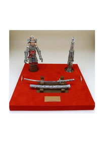 Samurai Fountain Pen, Silver,