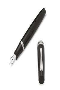 Elmo 02 Fountain Pen, Jet Black