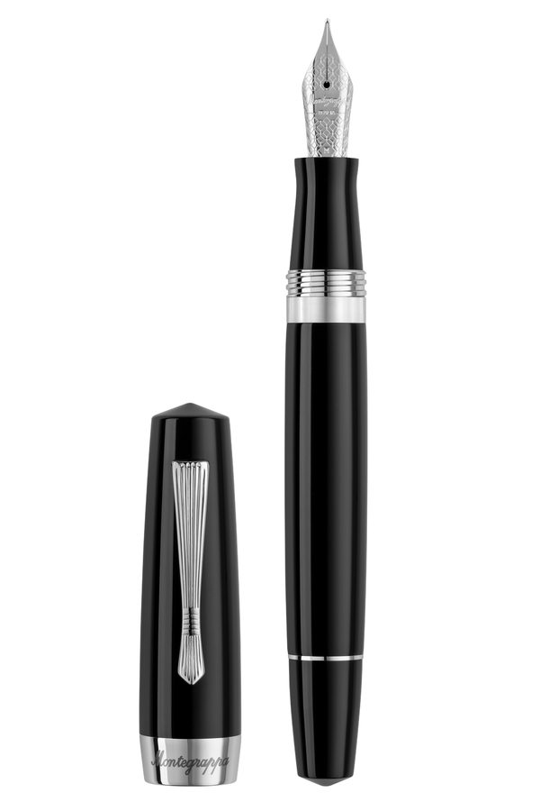 Elmo 02 Plus Fountain Pen, Night, Steel Medium