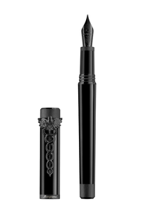 Zero Caduceus Fountain Pen, IP Ultra-Black, Nib Steel