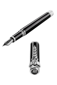 Zero Caduceus Fountain Pen, IP Palladium, Nib Steel
