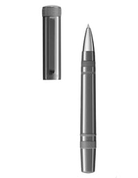 Tibaldi Grey Dèlavè Resin Rollerball Pen Rubber Clip Perfecta