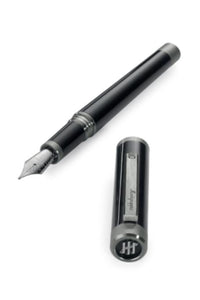 Zero Fountain Pen, Gun Metal Ruthenium pl., Steel Nib