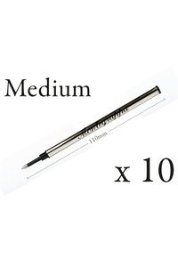 Rollerball Refills, 10 units/box, Medium
