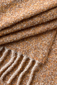 Alpaca Baby alpaca blanket, Orange
