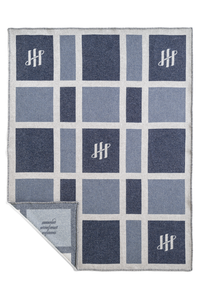 Scuderia Virgin wool blanket, Blue