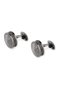 Nerouno Linea Cufflinks - with Matching Metal Inlay