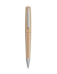 Tibaldi Nude Resin Ballpoint Pen Stainless Steel Trim Infrangible