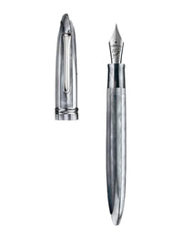 Tibaldi Pearl Mist Resin Fountain Pen Palladium Trim Bononia
