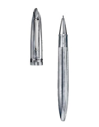 Tibaldi Pearl Mist Resin Rollerball Pen Palladium Trim Bononia