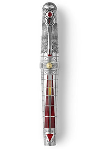 The Alchemist Fountain Pen - All Silver, Ignis