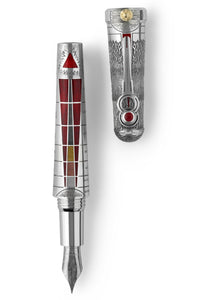 The Alchemist Fountain Pen - All Silver, Ignis